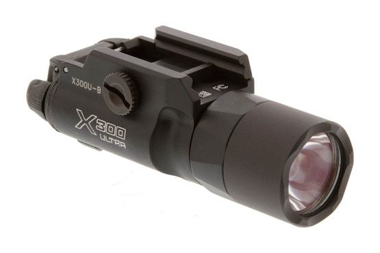 SureFire X300 Ultra 1000 Lumens Weapon Light has an aluminum body